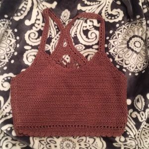 Crochet crop top